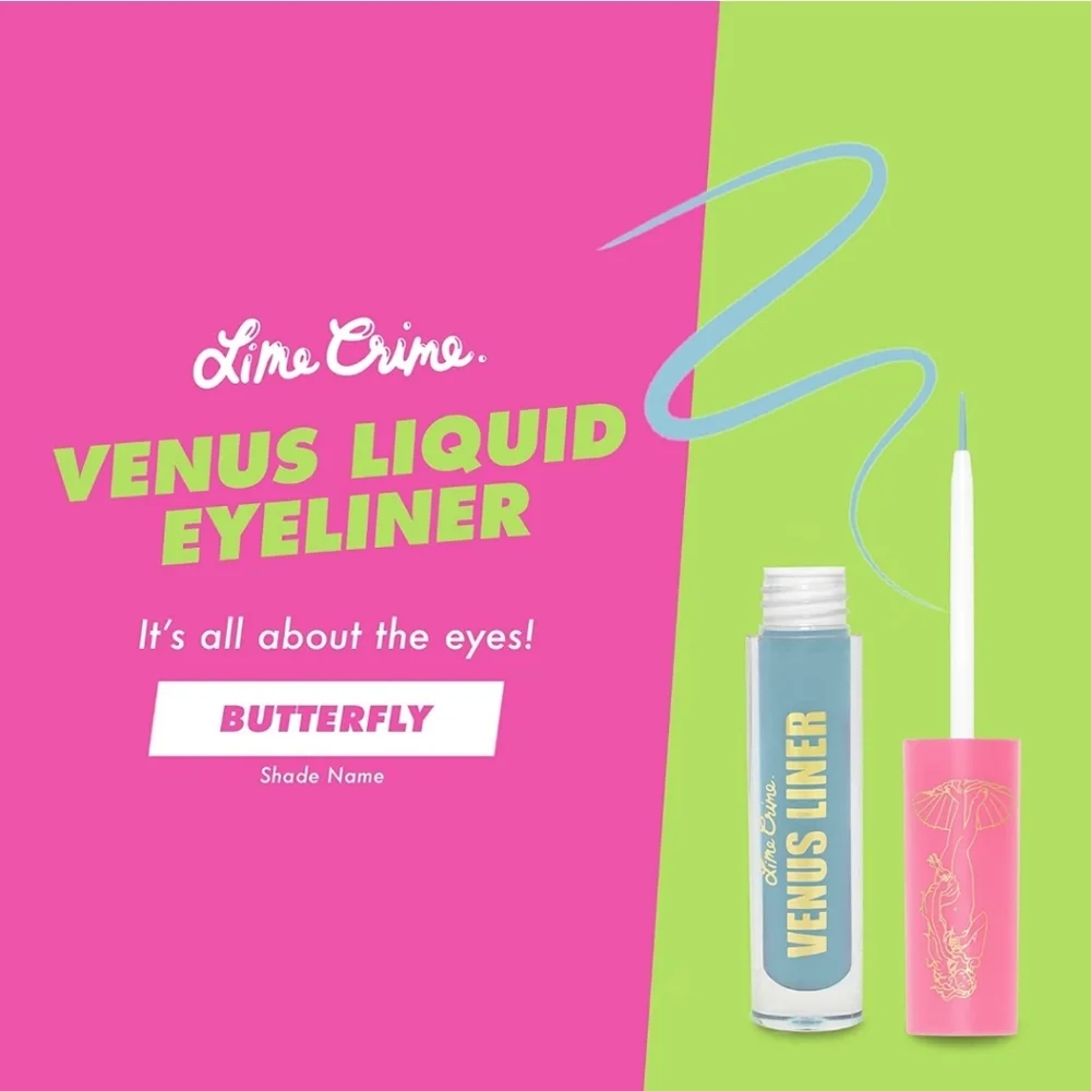Butterfly | Venus Pigmented Liquid Liner | Lime Crime | Brand New in Box